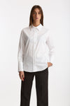 Camicia in cotone operato bianco women ( p - s ) - 2