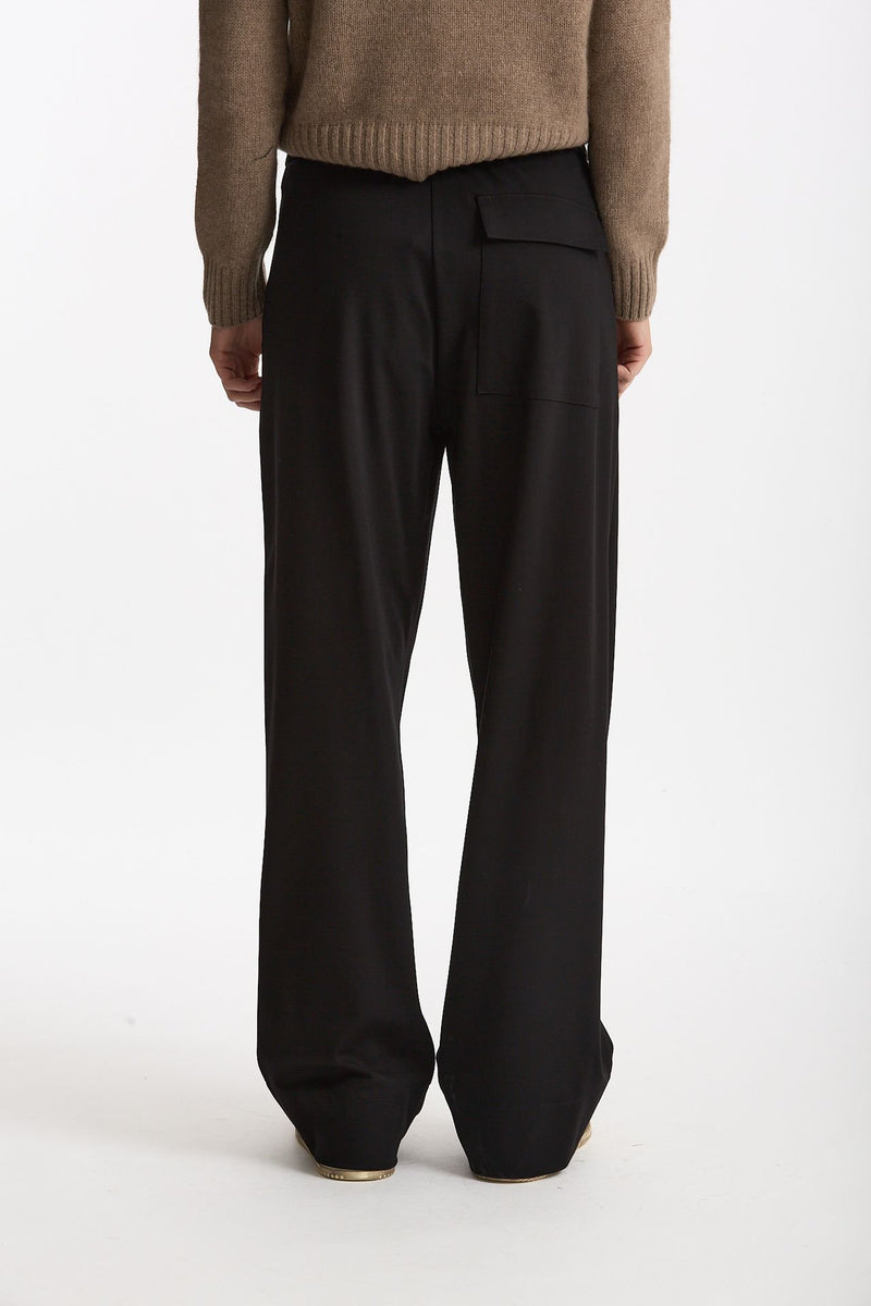 Pantalone fluido nero women ( p - s ) - 3