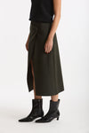 Gonna midi vita alta verde militare women ( p - s ) - 2
