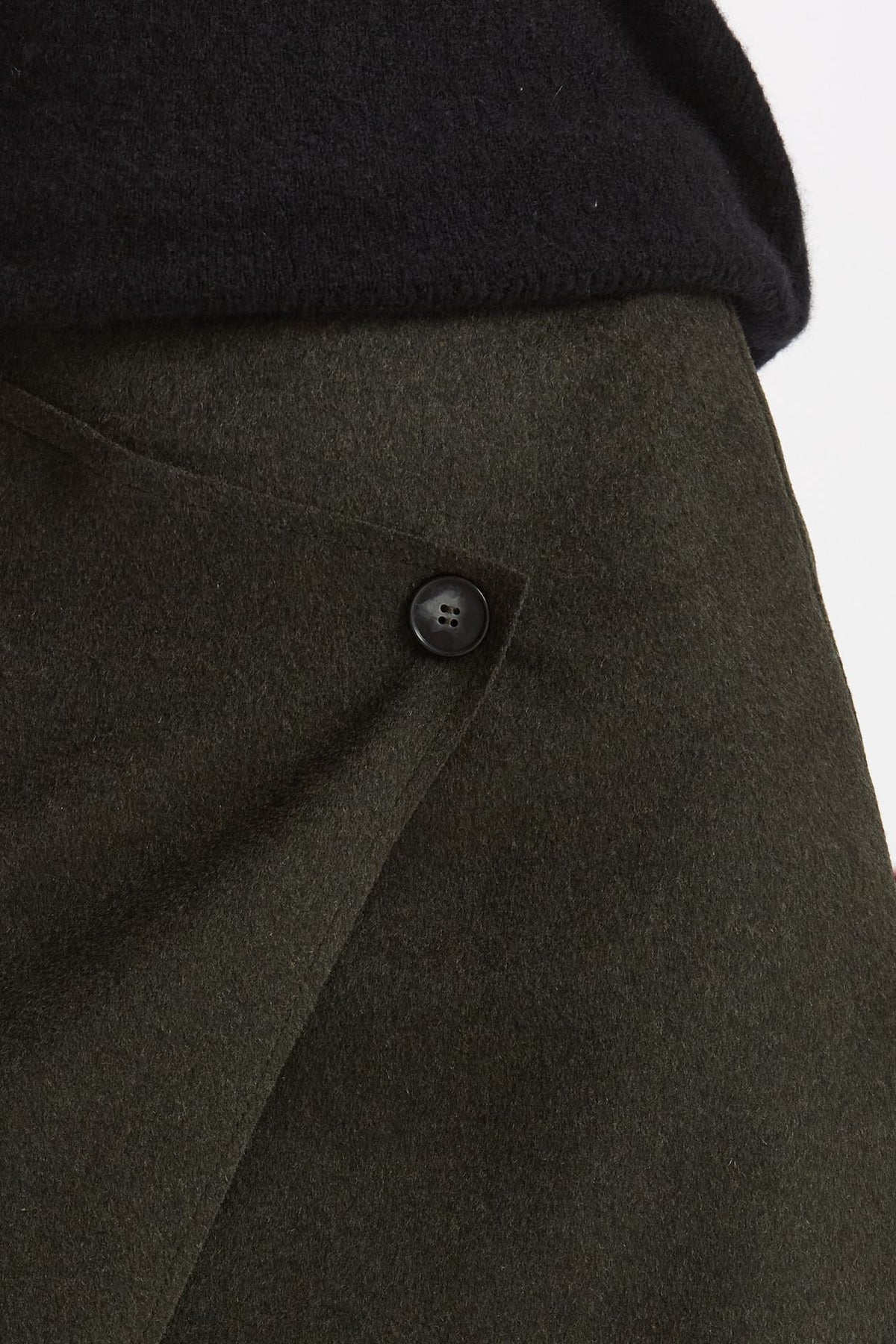 Gonna midi vita alta verde militare women ( p - s ) - 5