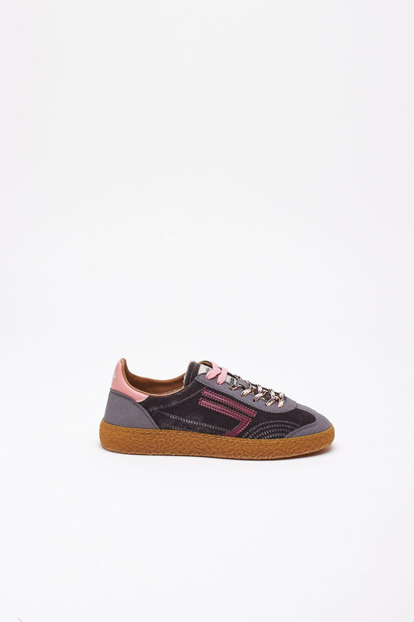 Sneakers 6.01 XS ﻿in velluto e microsuede grigio women Puraai
