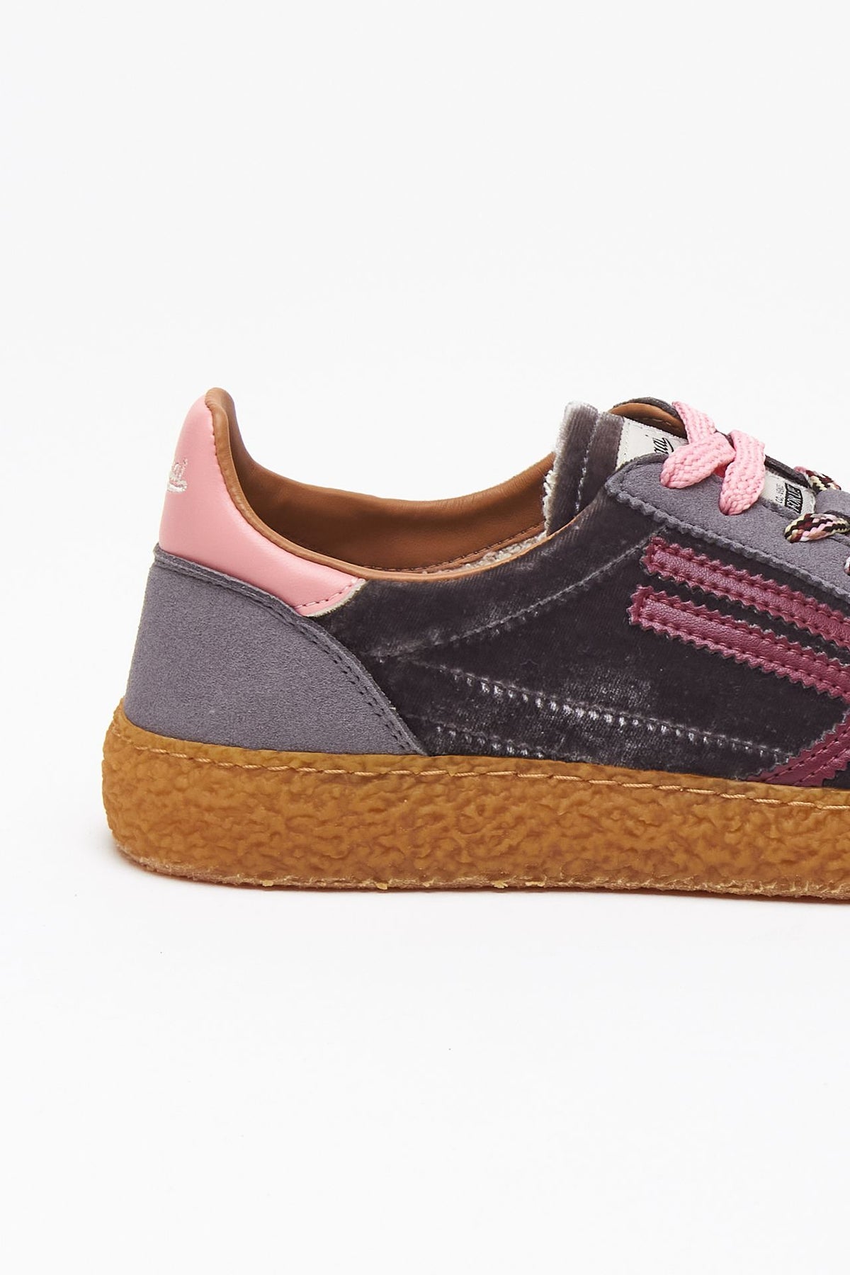 Sneakers 6.01 XS ﻿in velluto e microsuede grigio women Puraai - 6
