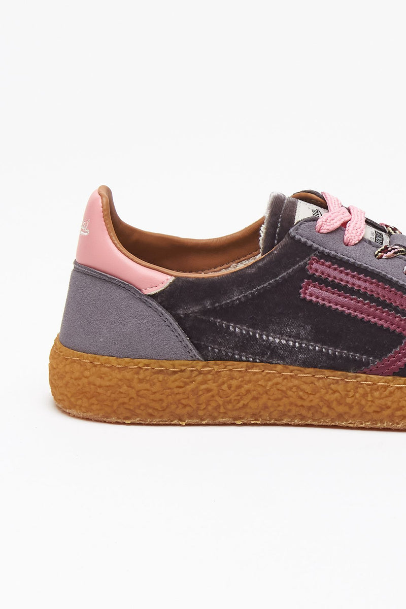 Sneakers 6.01 XS ﻿in velluto e microsuede grigio women Puraai - 6
