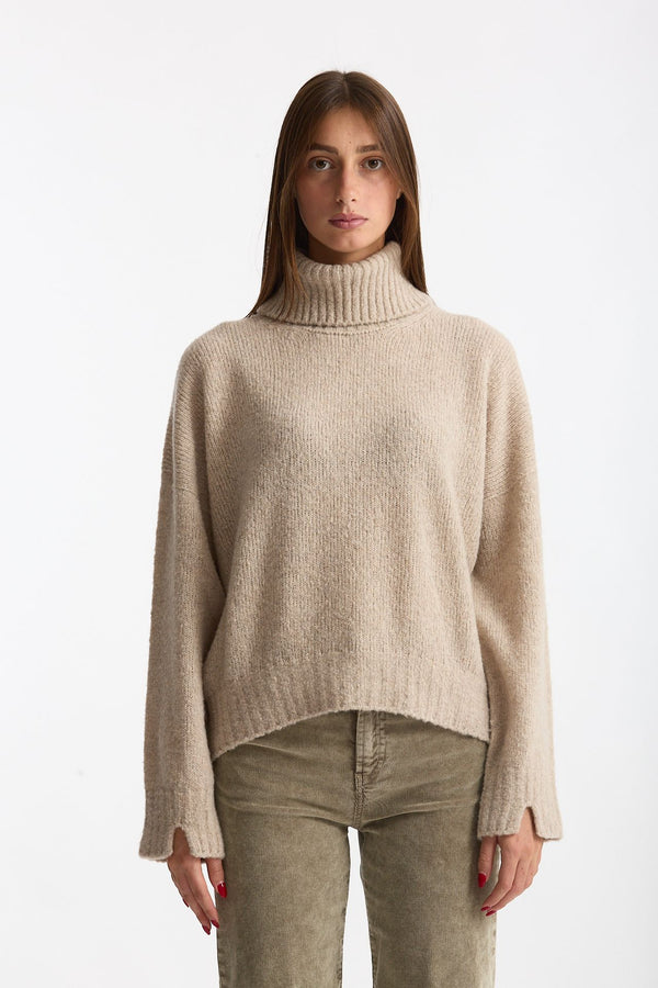 Dolcevita morbida beige women Scaglione