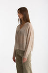 Maglia morbida in alpaca beige women Scaglione - 1