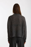 Maglia morbida in alpaca antracite women Scaglione - 2