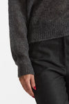 Maglia morbida in alpaca antracite women Scaglione - 5