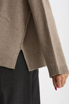 Maglia over dolcevita beige women Scaglione - 6