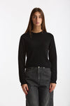 Maglia slim in cashmere nero women Scaglione - 1
