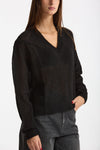 Maglia morbida in alpaca nero women Scaglione - 4