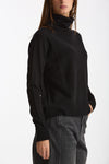 Dolcevita in lana rasata nero women Scaglione - 1