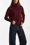 Dolcevita in lana rasata burgundy women Scaglione - 4