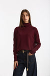 Dolcevita in lana rasata burgundy women Scaglione - 1