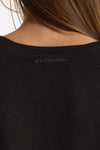 Maglia scollo a V applicazioni nero women Ermanno firenze - 5