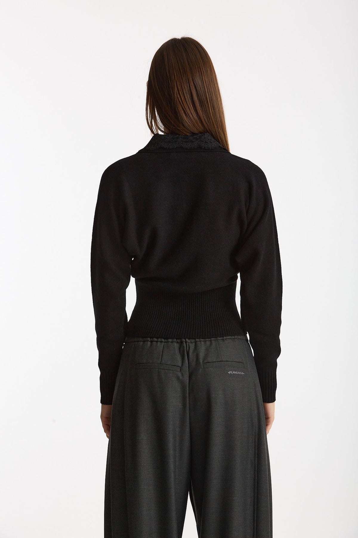 Maglia polo slim nero women Ermanno firenze - 4