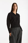 Maglia polo slim nero women Ermanno firenze - 1