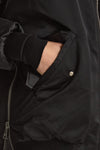 Bomber imbottito in raso con ricami gioiello nero women Ermanno firenze - 5