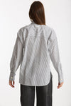 Camicia rigata bianca e nera women Ermanno firenze - 2