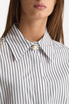 Camicia rigata bianca e nera women Ermanno firenze - 4