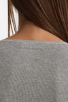 Maglia body girocollo grigio women Ermanno firenze - 3