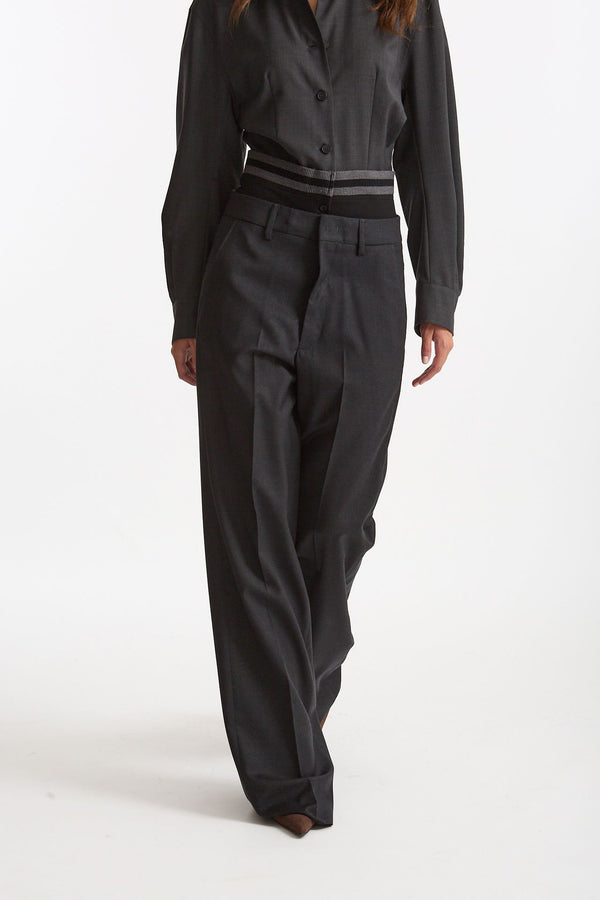 Pantalone ampio VITTI antracite women Seafarer