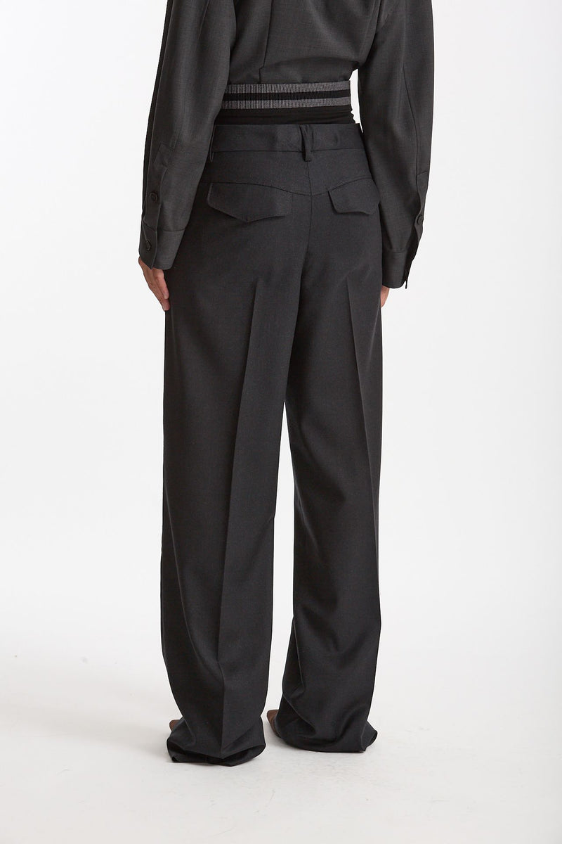 Pantalone ampio VITTI antracite women Seafarer - 4