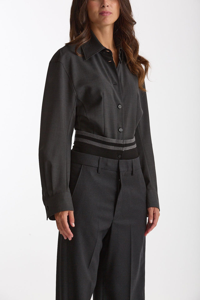 Camicia body FRESIA antracite women Seafarer - 4