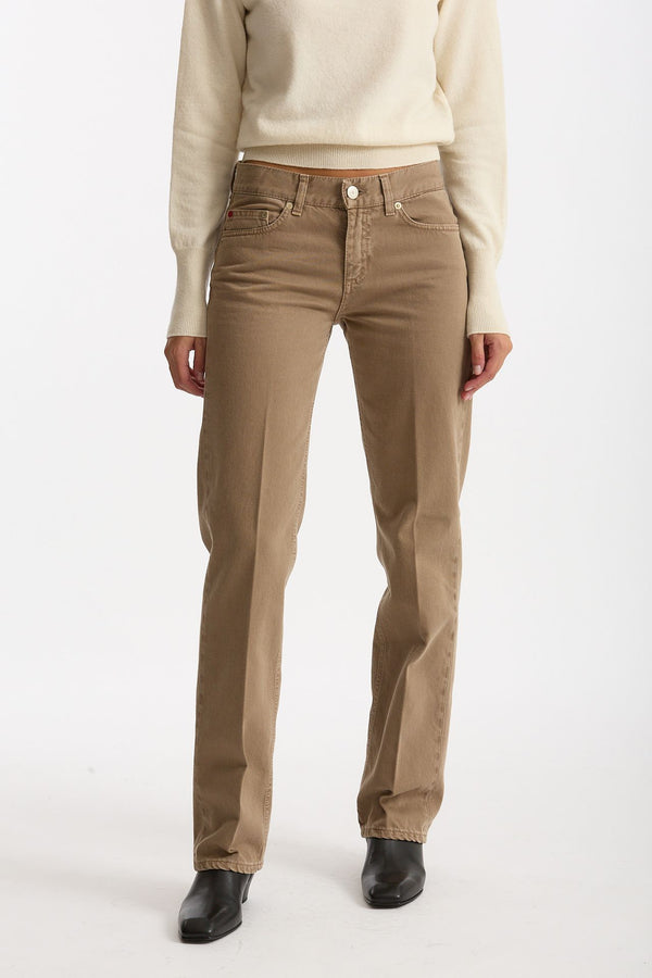Jeans dritto INDIE beige women Seafarer