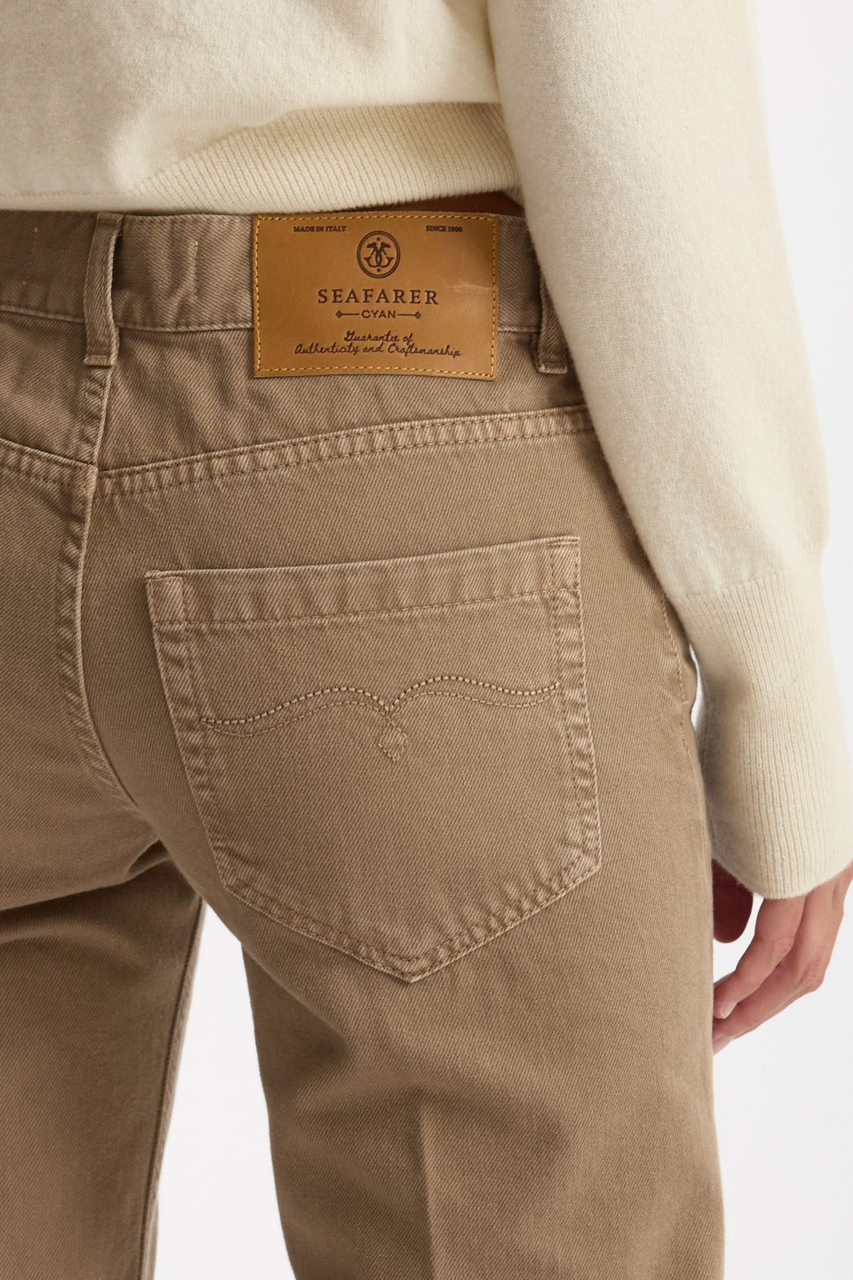 Jeans dritto INDIE beige women Seafarer - 5