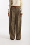 Pantalone ampio SASCIA Pied de poule women Seafarer - 2