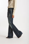Jeans a zampa JULIET Vita alta women Seafarer - 2