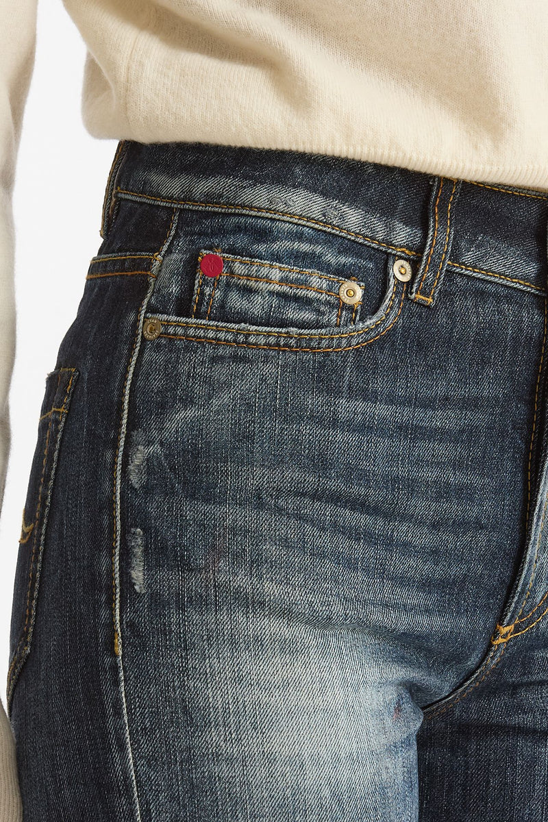 Jeans a zampa JULIET Vita alta women Seafarer - 6