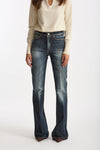 Jeans a zampa JULIET Vita alta women Seafarer - 1