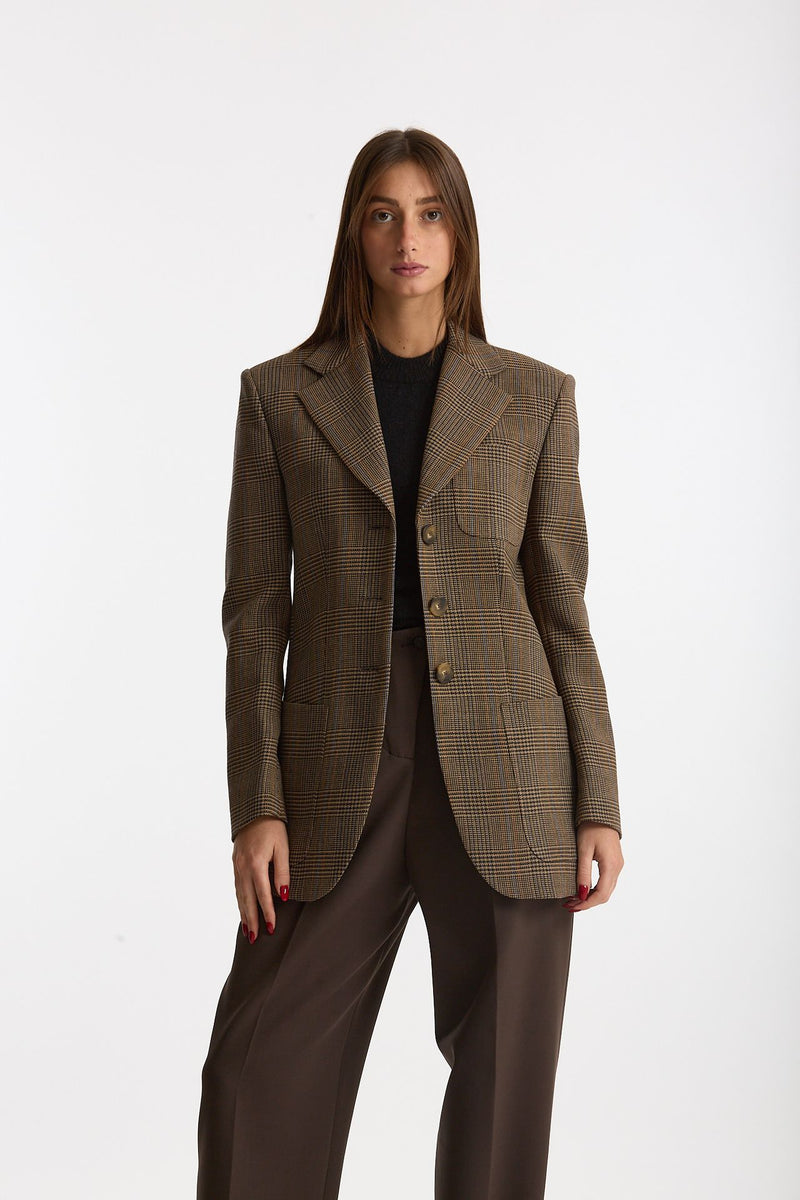 Giacca monopetto AGNES Principe di Galles women Seafarer - 1