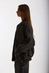Giubbino over in pelle nero women Myskin - 3