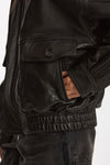 Giubbino over in pelle nero women Myskin - 2