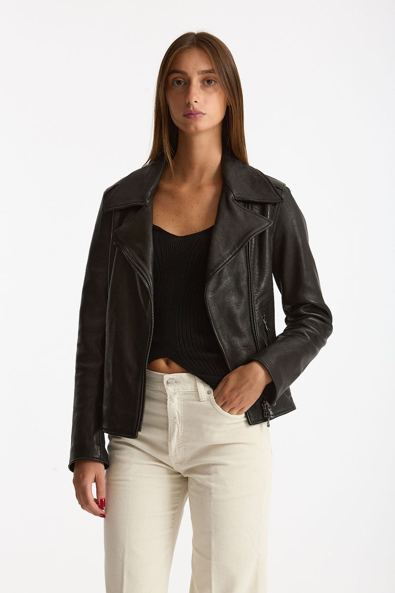 Giubbino in pelle nero women Myskin - 1