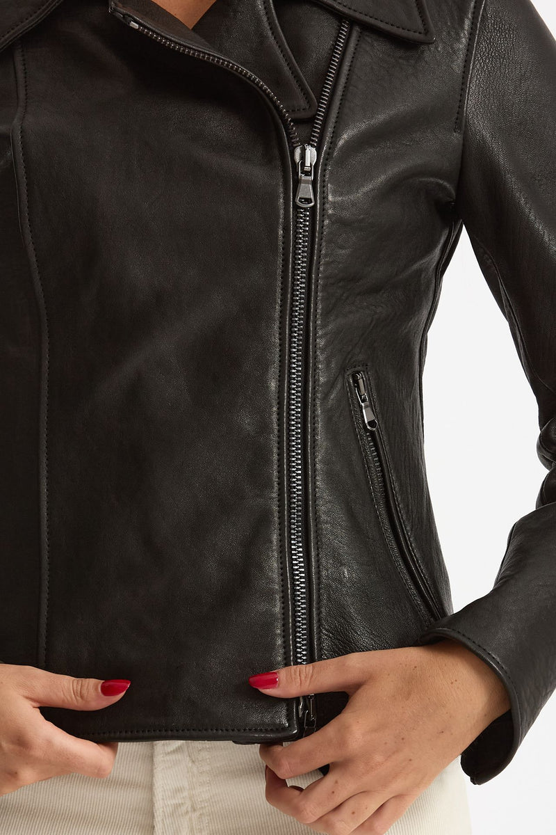 Giubbino in pelle nero women Myskin - 2