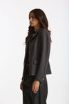 Giacca crop DARIA antracite women Tagliatore - 2