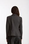 Giacca crop DARIA antracite women Tagliatore - 4