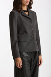 Giacca crop DARIA antracite women Tagliatore - 3