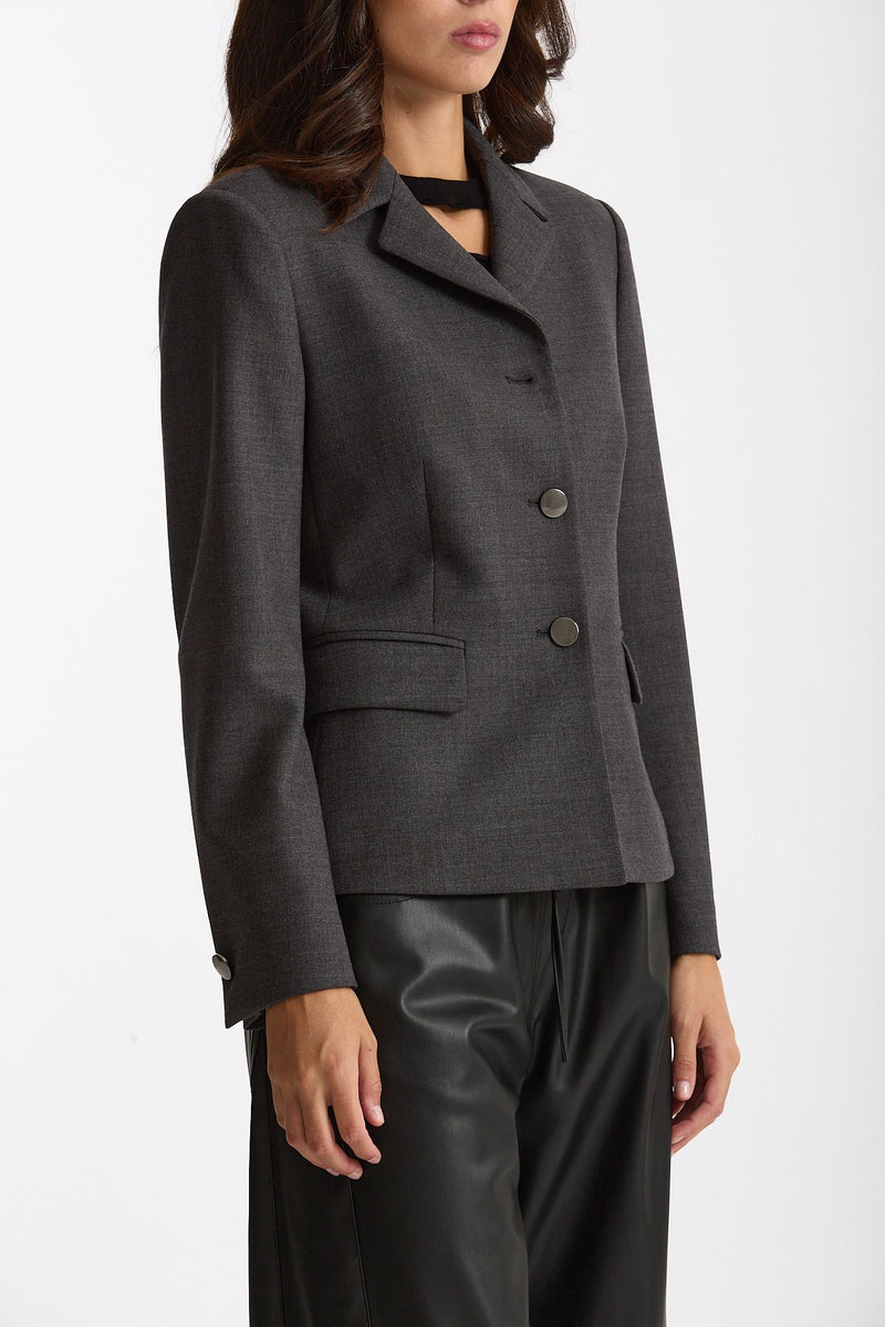 Giacca crop DARIA antracite women Tagliatore - 3
