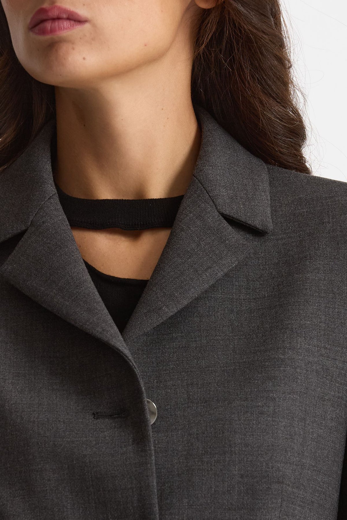 Giacca crop DARIA antracite women Tagliatore - 5