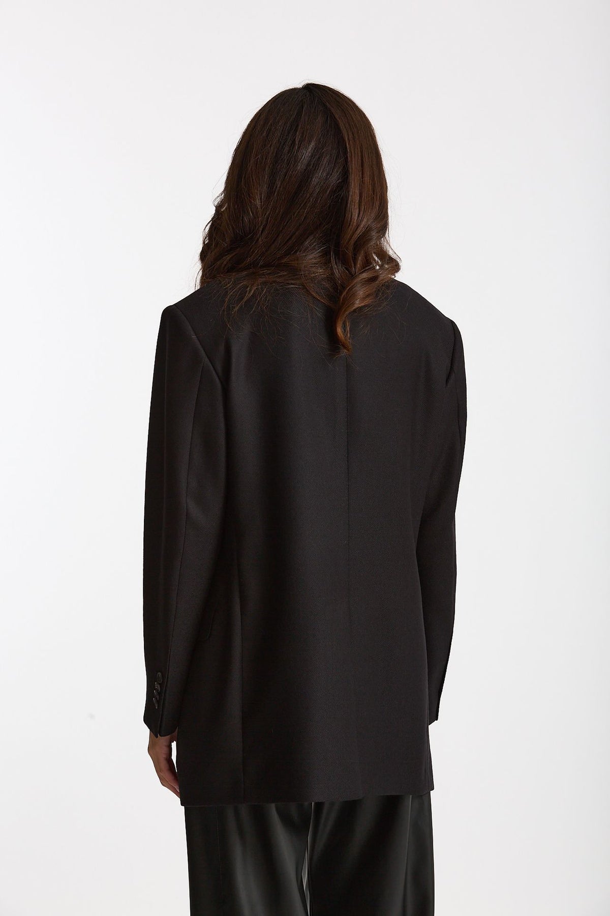 Blazer over in lana CEARA nero women Tagliatore - 4