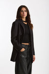 Blazer over in lana CEARA nero women Tagliatore - 1