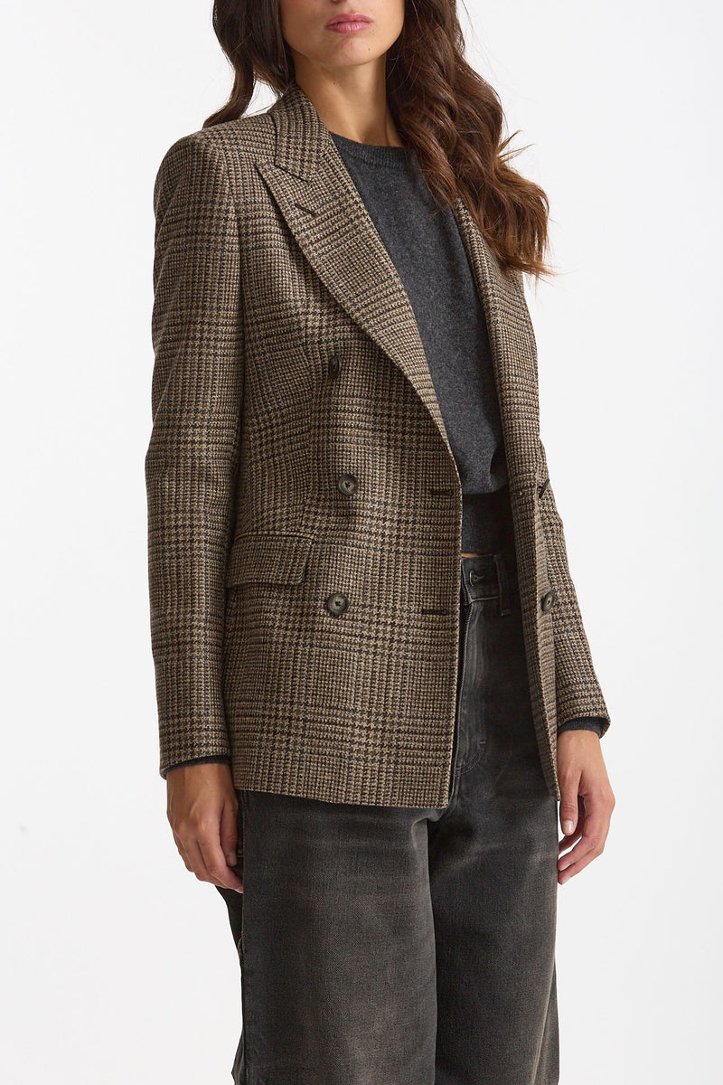 Blazer regular PARIGI principe di Galles women Tagliatore - 4