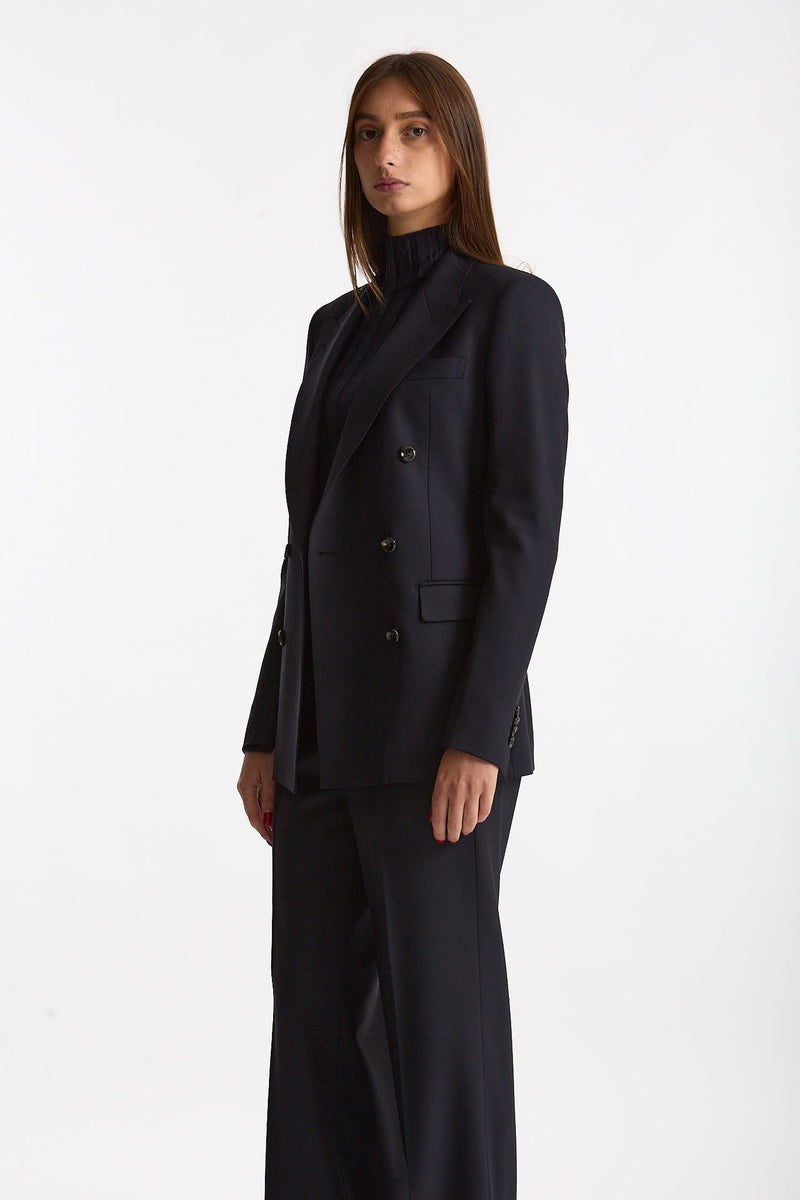 Tailleur doppiopetto T-PARIGI blu notte women Tagliatore - 3