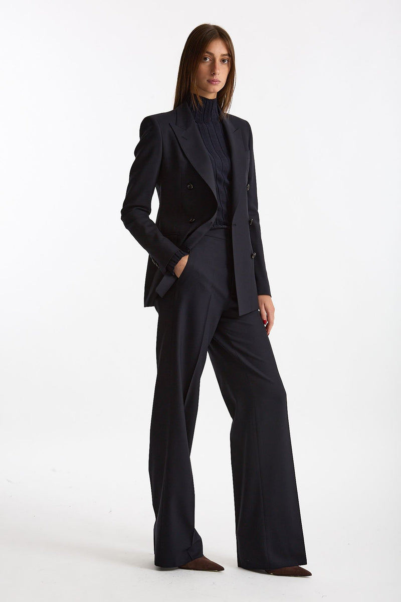 Tailleur doppiopetto T-PARIGI blu notte women Tagliatore - 1