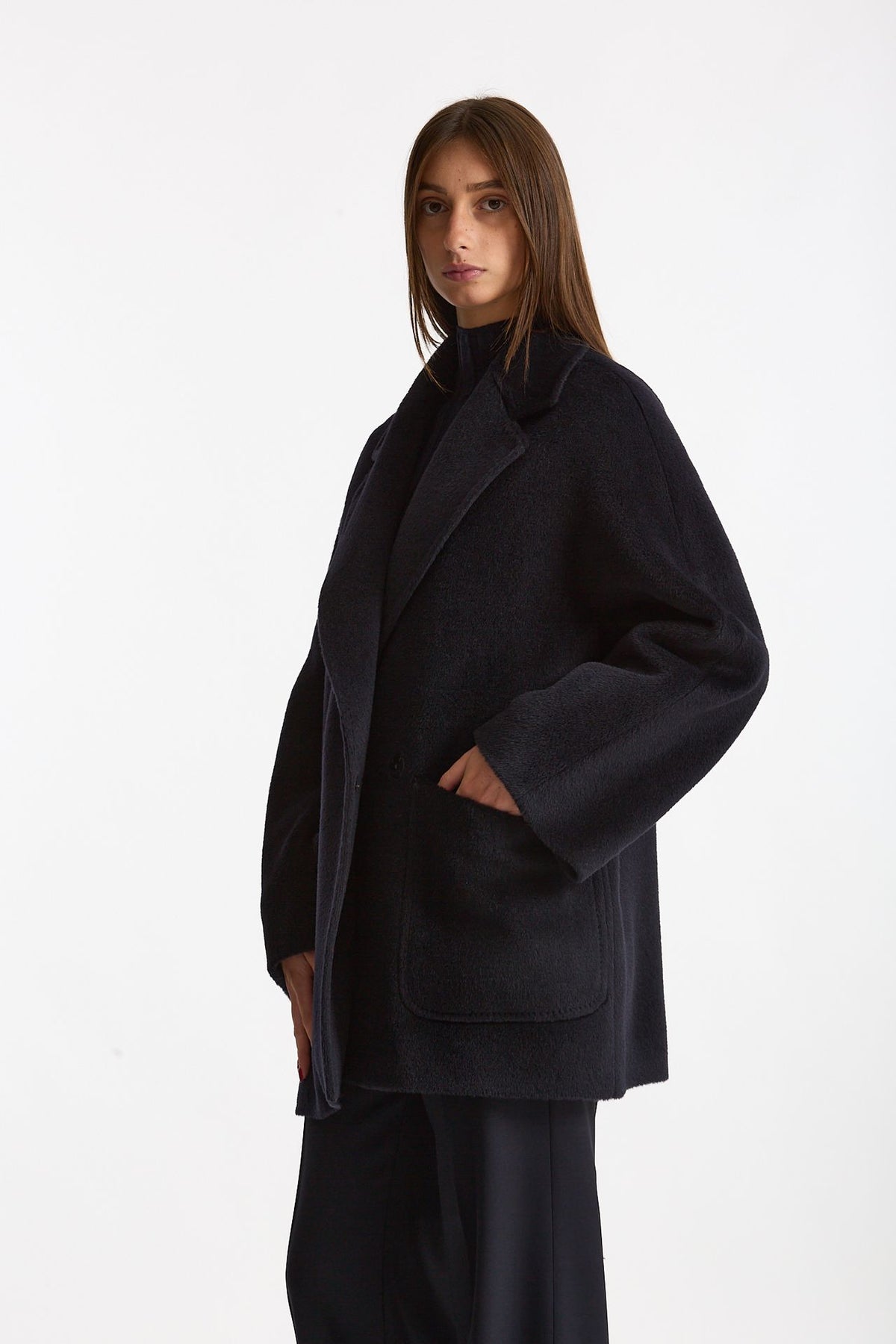 Cappotto over DENISE blu women Tagliatore - 1