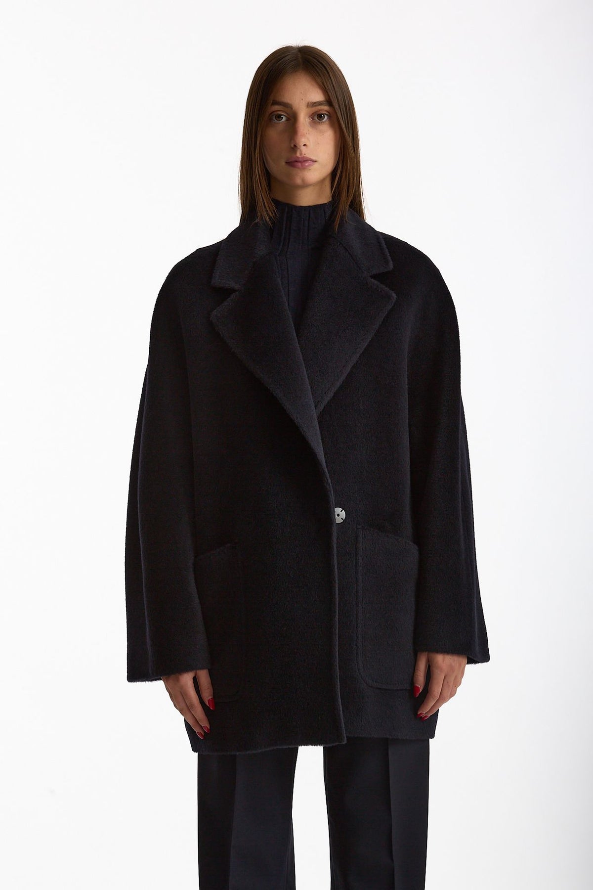 Cappotto over DENISE blu women Tagliatore - 2